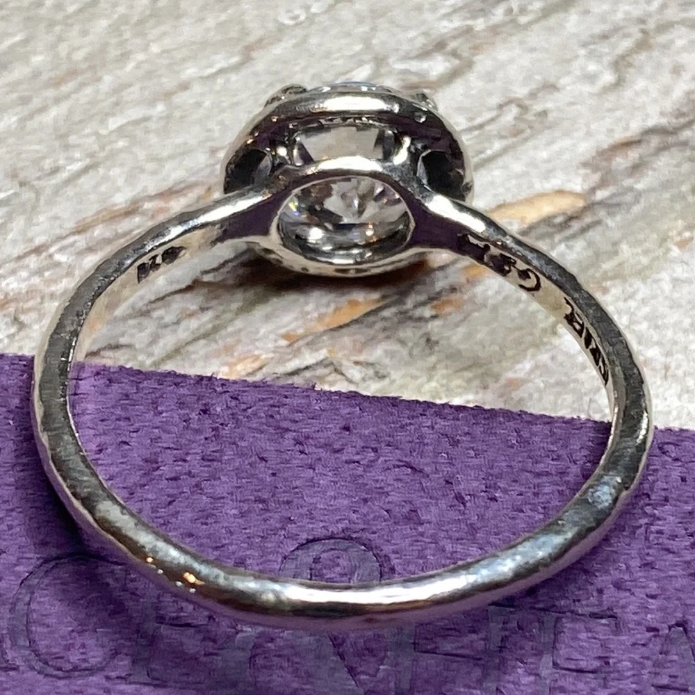 Grace & Heart G&H TWINKLE Ring SIZE 10 .925 Sterling Silver CZ Jewelry Brand New